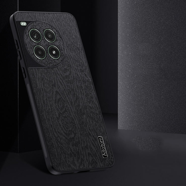 For OnePlus Ace 3 Pro Tree Bark Leather Shockproof Phone Case