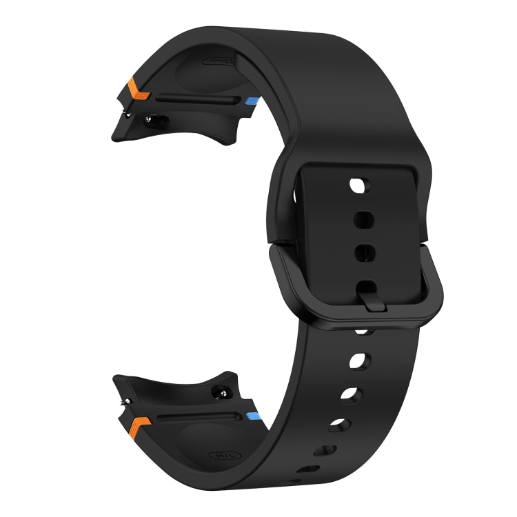 For Samsung Galaxy Watch 7 40mm Flat Sewing Design Silicone Watch Band