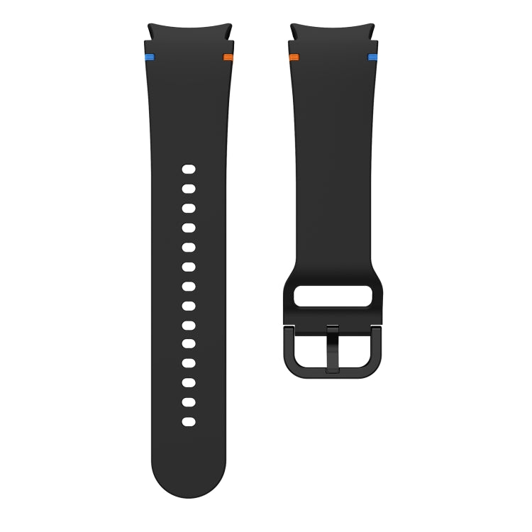 For Samsung Galaxy Watch 7 40mm Flat Sewing Design Silicone Watch Band