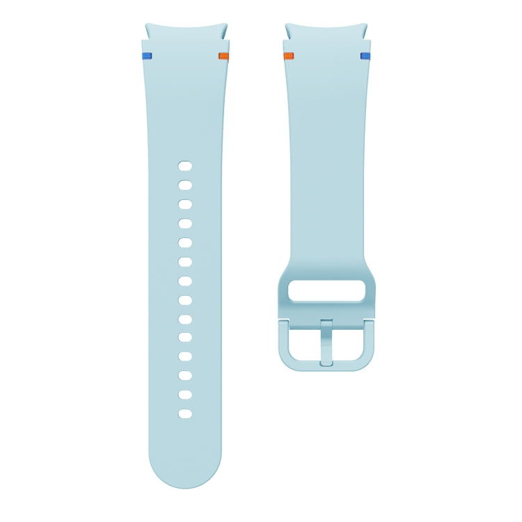 For Samsung Galaxy Watch 7 40mm Flat Sewing Design Silicone Watch Band