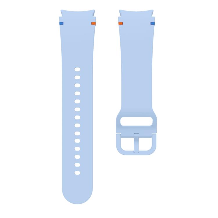 For Samsung Galaxy Watch 7 44mm Flat Sewing Design Silicone Watch Band