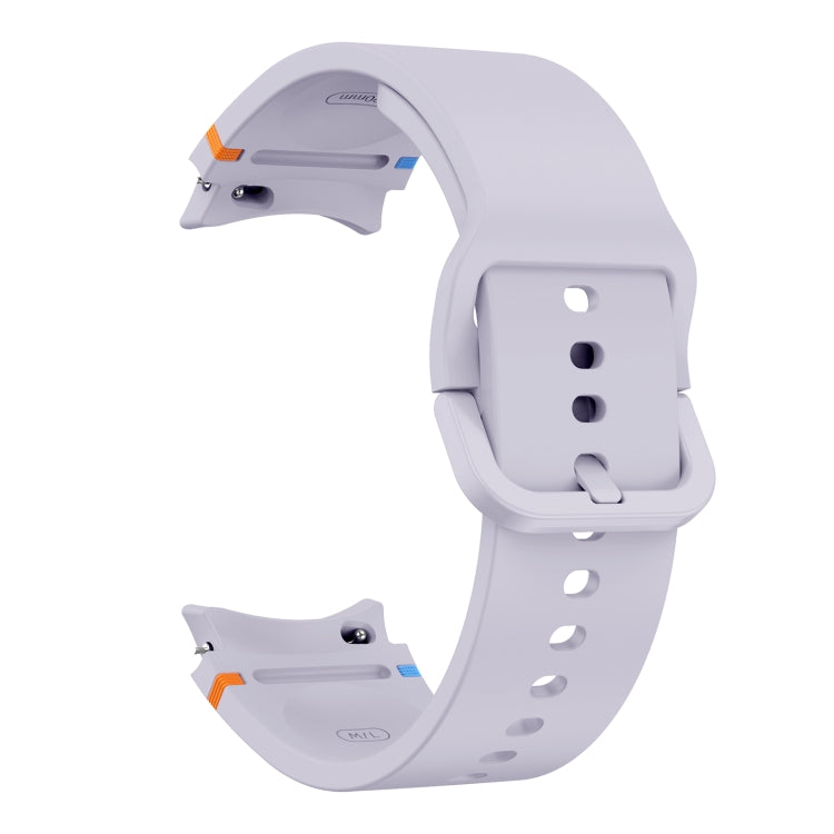 For Samsung Galaxy Watch 5 Golf Edition Flat Sewing Design Silicone Watch Band