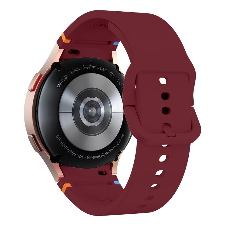 For Samsung Galaxy Watch 5 Golf Edition Flat Sewing Design Silicone Watch Band