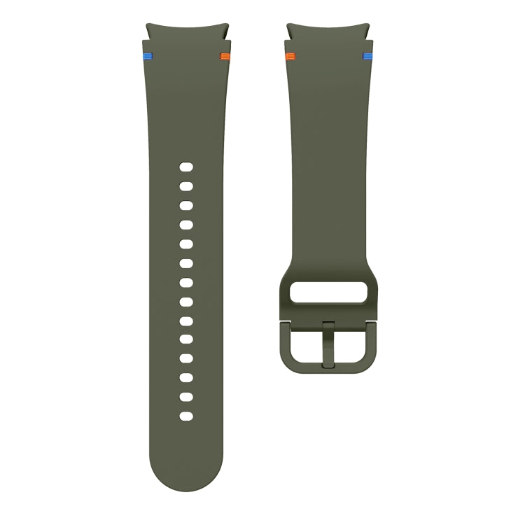 For Samsung Galaxy Watch 5 Golf Edition Flat Sewing Design Silicone Watch Band