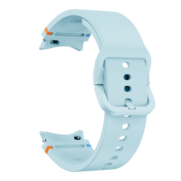For Sansung Galaxy Watch5 Pro 45mm Flat Sewing Design Silicone Watch Band