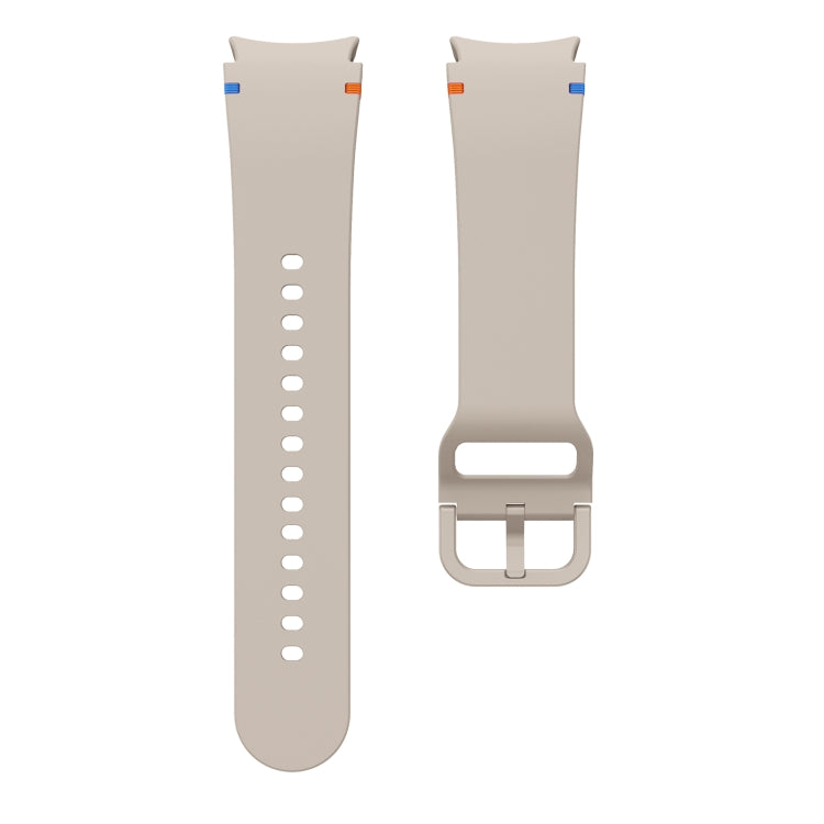 For Sansung Galaxy Watch5 Pro 45mm Flat Sewing Design Silicone Watch Band