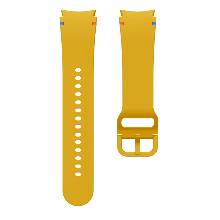 For Sansung Galaxy Watch5 Pro 45mm Flat Sewing Design Silicone Watch Band