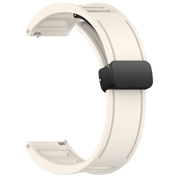 For Huawei Watch 4 22mm Foldable Magnetic Buckle Silicone Watch Band
