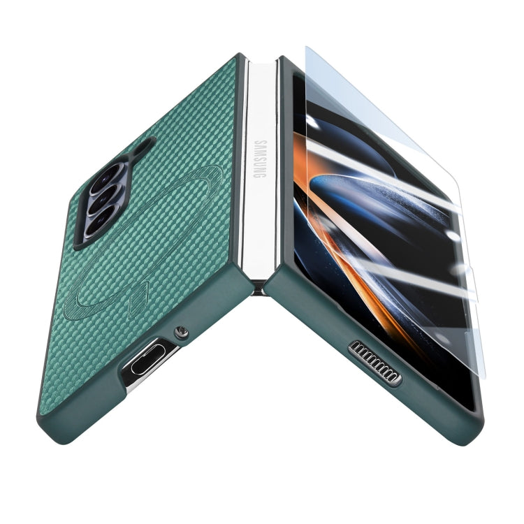 For Samsung Galaxy Z Fold6 Carbon Fiber Magsafe Phone Case