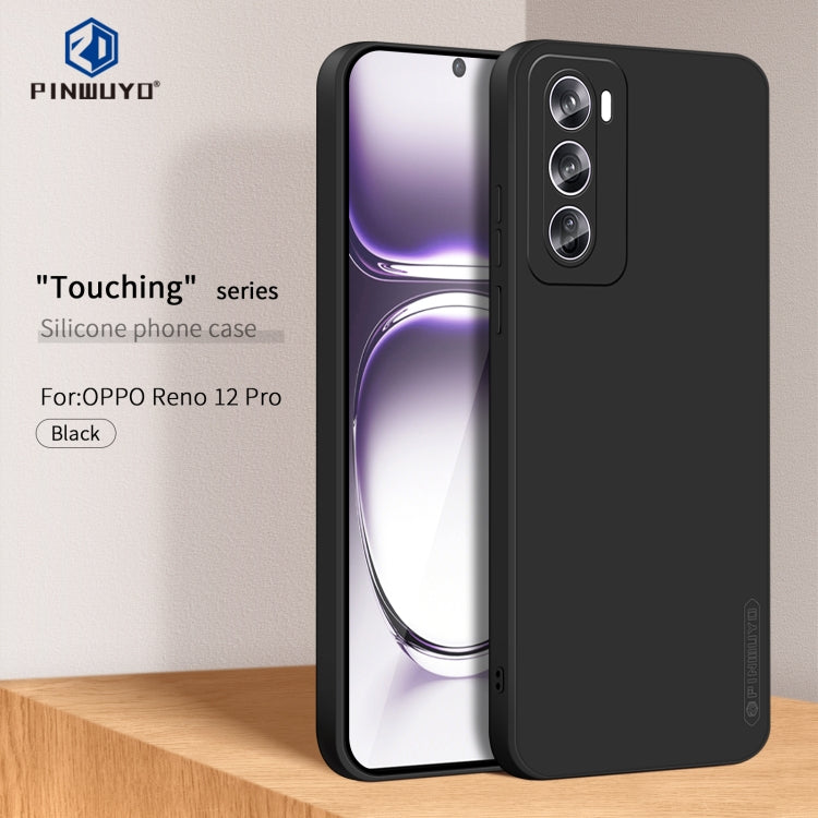 For OPPO Reno12 Pro Global PINWUYO Sense Series Liquid Silicone TPU Phone Case