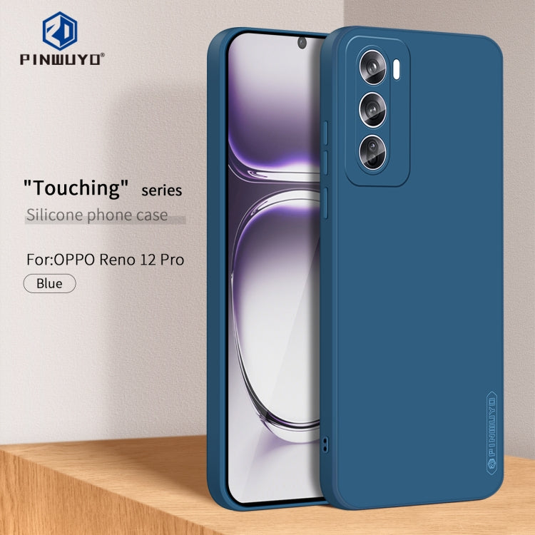 For OPPO Reno12 Pro Global PINWUYO Sense Series Liquid Silicone TPU Phone Case
