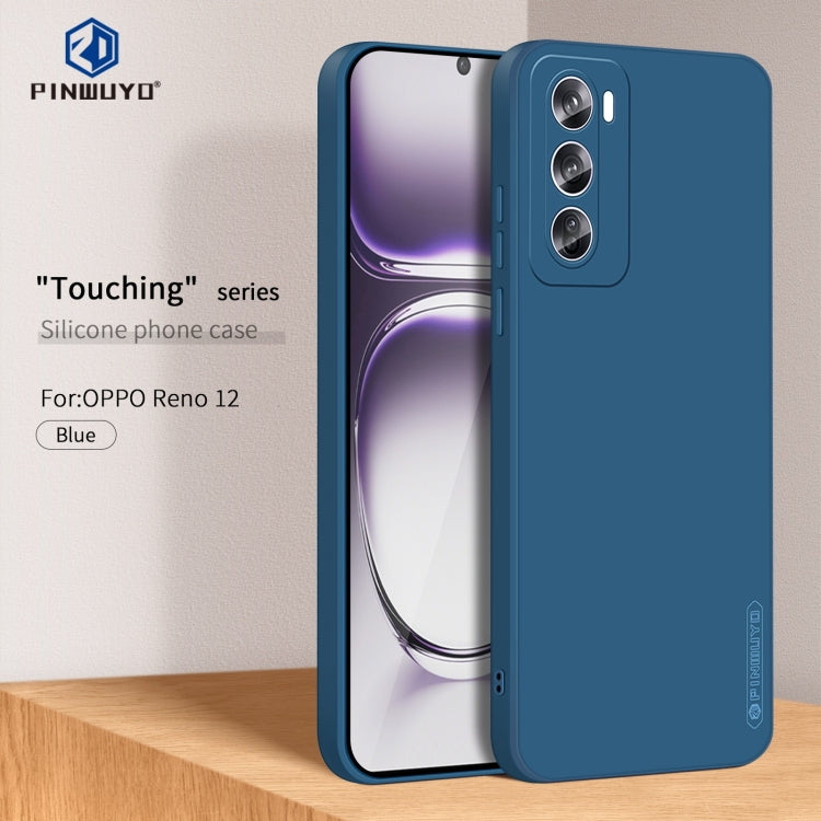 For OPPO Reno12 Global PINWUYO Sense Series Liquid Silicone TPU Phone Case