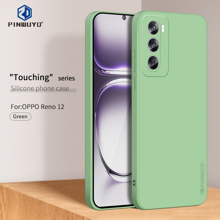 For OPPO Reno12 Global PINWUYO Sense Series Liquid Silicone TPU Phone Case