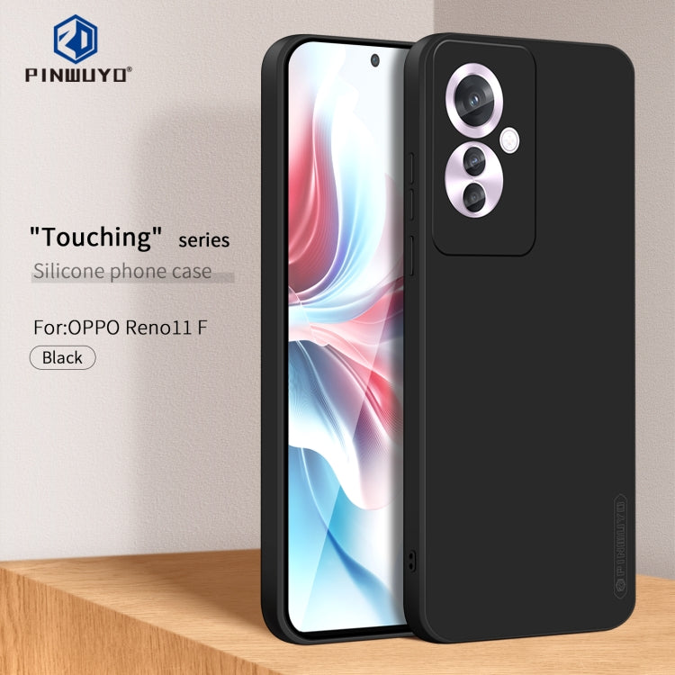 For OPPO Reno11 F PINWUYO Sense Series Liquid Silicone TPU Phone Case