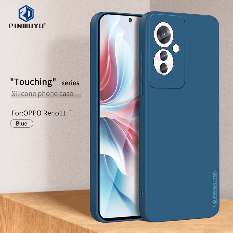 For OPPO Reno11 F PINWUYO Sense Series Liquid Silicone TPU Phone Case