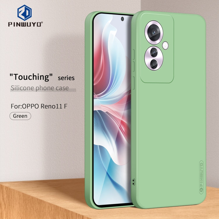 For OPPO Reno11 F PINWUYO Sense Series Liquid Silicone TPU Phone Case