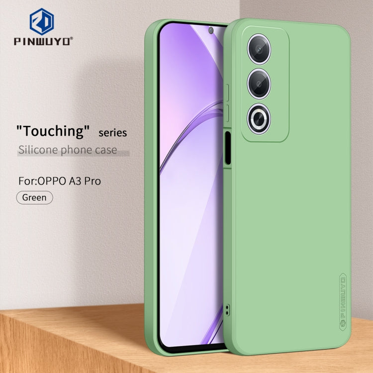 For OPPO A3 Pro Global PINWUYO Sense Series Liquid Silicone TPU Phone Case