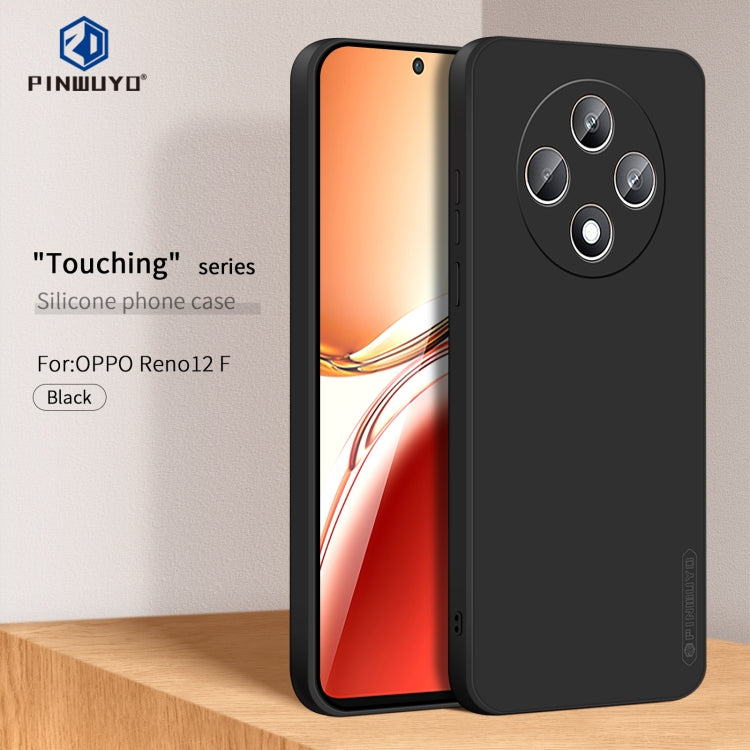 For OPPO Reno12 F PINWUYO Sense Series Liquid Silicone TPU Phone Case