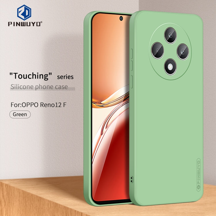 For OPPO Reno12 F PINWUYO Sense Series Liquid Silicone TPU Phone Case