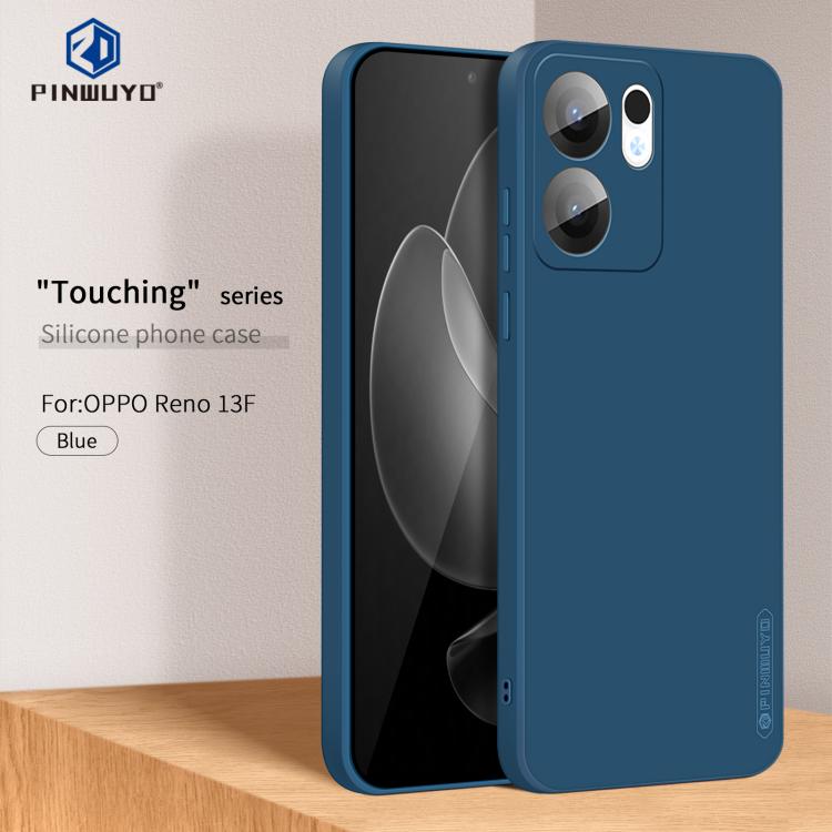 For OPPO Reno13 F 4G / 5G PINWUYO Sense Series Liquid Silicone TPU Phone Case