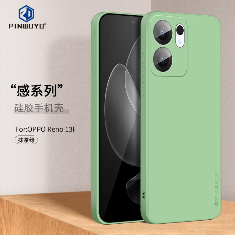 For OPPO Reno13 F 4G / 5G PINWUYO Sense Series Liquid Silicone TPU Phone Case