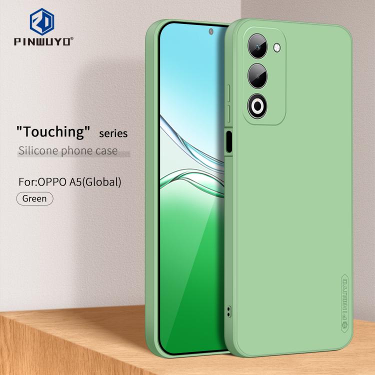 For OPPO A5 Global PINWUYO Sense Series Liquid Silicone TPU Phone Case