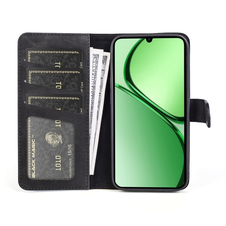 For Realme C63 Stitching Horizontal Flip Leather Phone Case