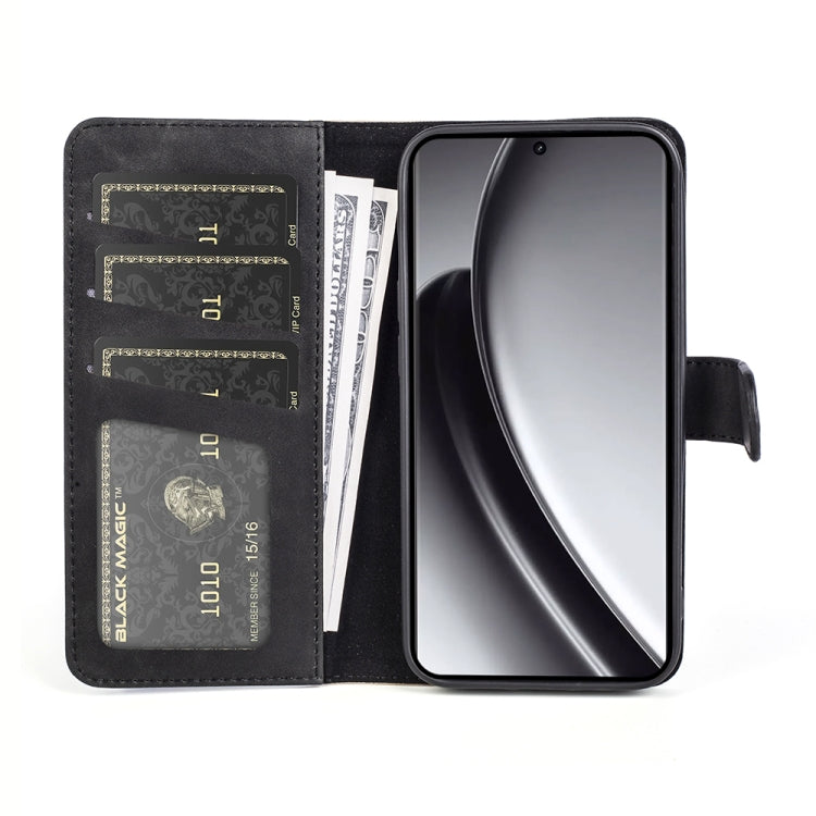 For Realme GT 6 5G Stitching Horizontal Flip Leather Phone Case