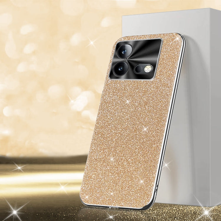 For vivo iQOO Neo8 Electroplated Glitter Powder Phone Case