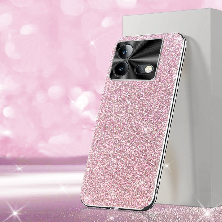 For vivo iQOO Neo8 Electroplated Glitter Powder Phone Case