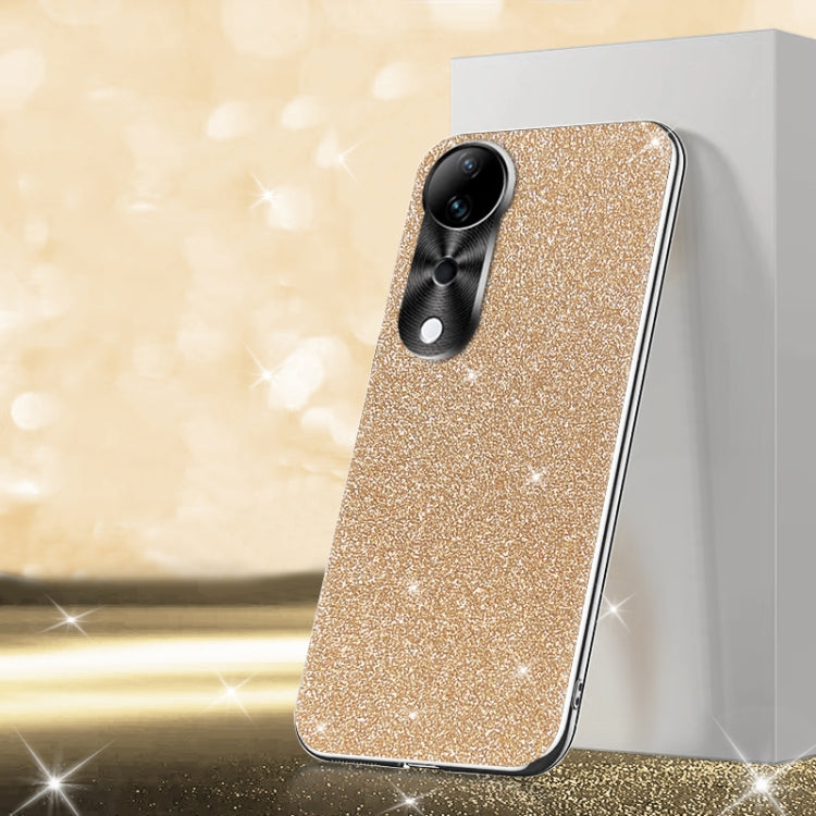 For vivo S19 Electroplated Glitter Powder Phone Case