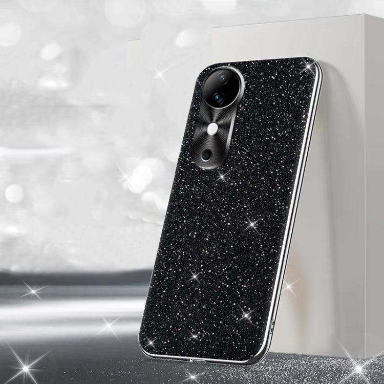 For vivo S19 Pro Electroplated Glitter Powder Phone Case
