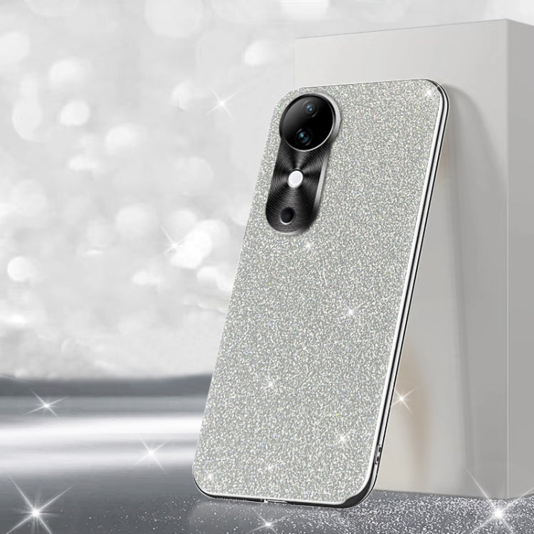 For vivo S19 Pro Electroplated Glitter Powder Phone Case