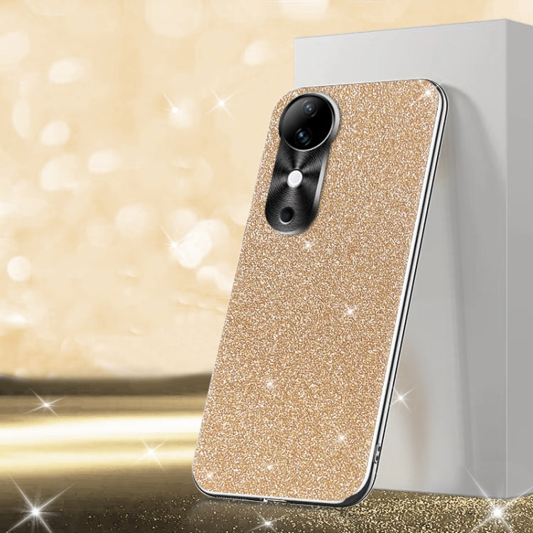 For vivo S19 Pro Electroplated Glitter Powder Phone Case