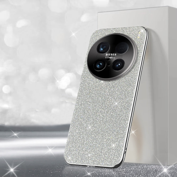 For vivo X100 Ultra Electroplated Glitter Powder Phone Case