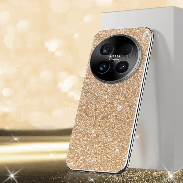 For vivo X100 Ultra Electroplated Glitter Powder Phone Case