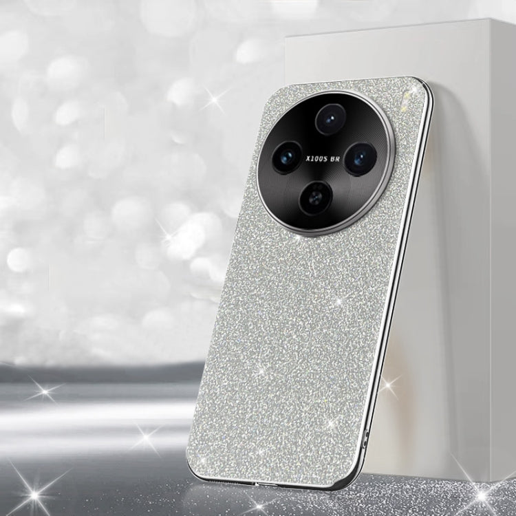 For vivo X100s Pro Electroplated Glitter Powder Phone Case