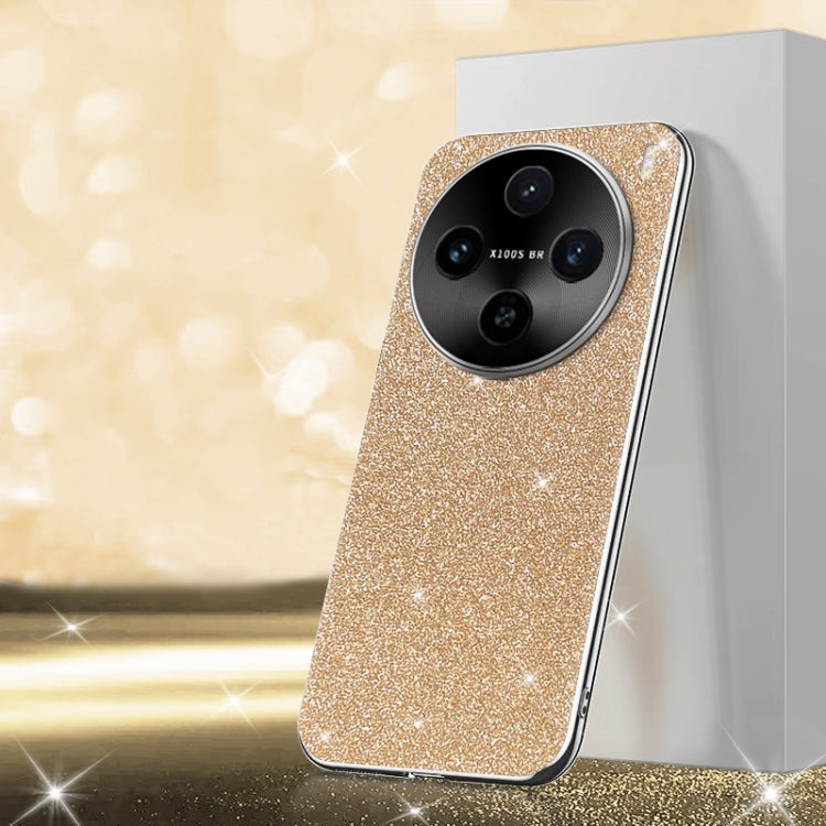 For vivo X100s Pro Electroplated Glitter Powder Phone Case