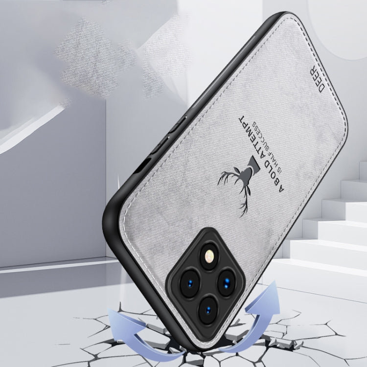 For Xiaomi 14T Pro Deer Head Cloth Skin All-inclusive Phone Case