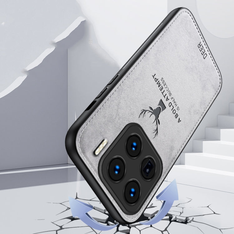 For Xiaomi 15  Pro Deer Head Cloth Skin All-inclusive Phone Case