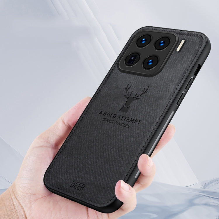 For Xiaomi 15  Pro Deer Head Cloth Skin All-inclusive Phone Case