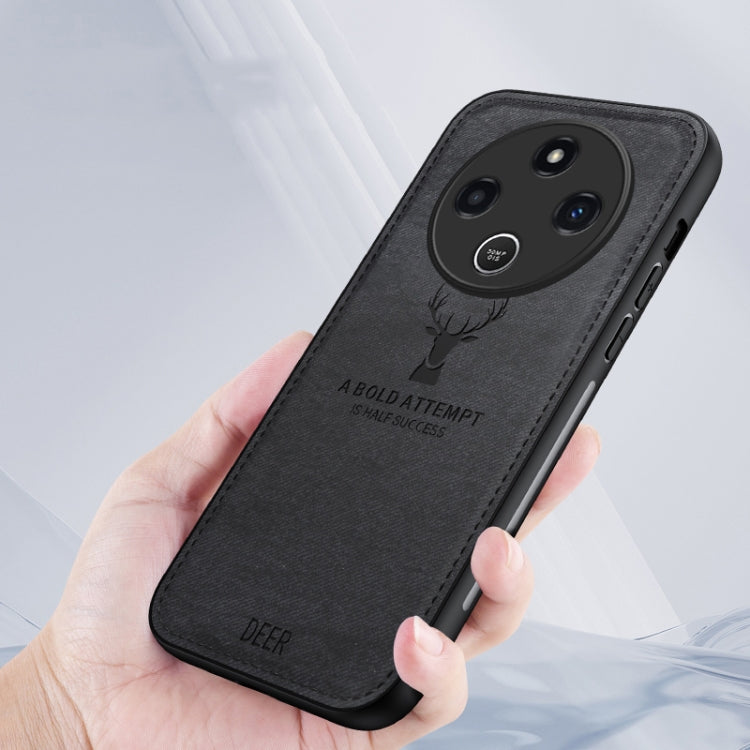 For Xiaomi Redmi 14C 4G Deer Head Cloth Skin All-inclusive Phone Case