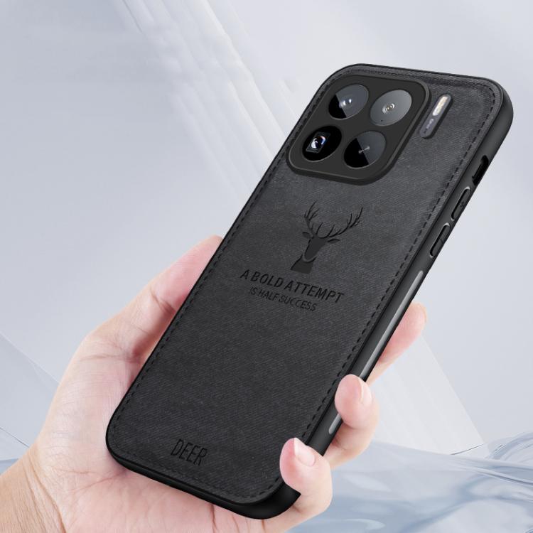 For Xiaomi 15S  Pro Deer Head Cloth Skin All-inclusive Phone Case