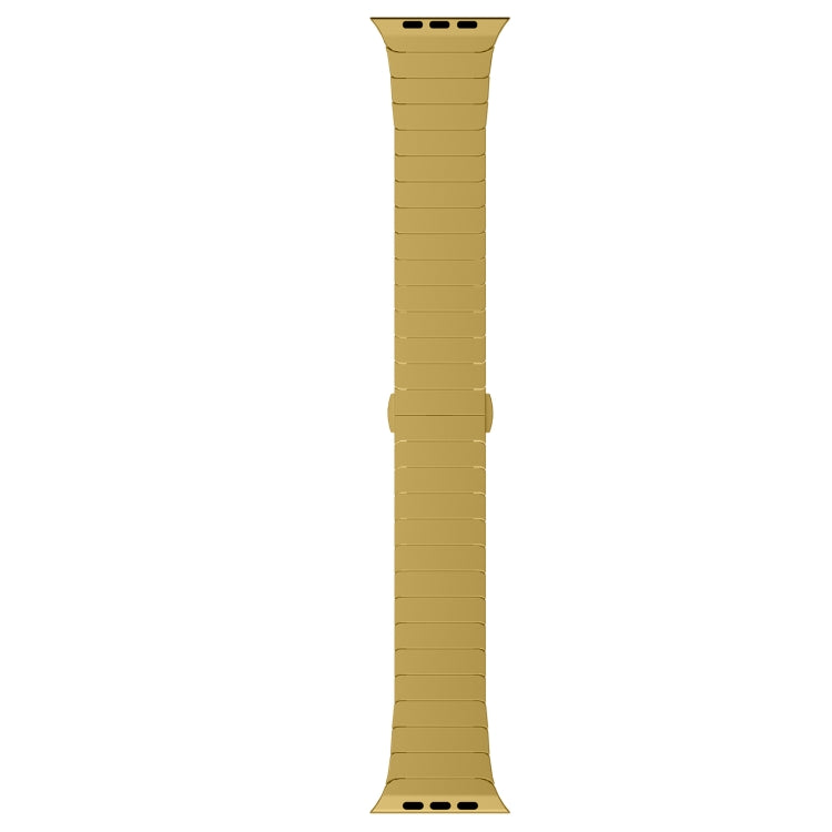 For Apple Watch Series 9 45mm One-bead Paint Alloy Butterfly Buckle Watch Band
