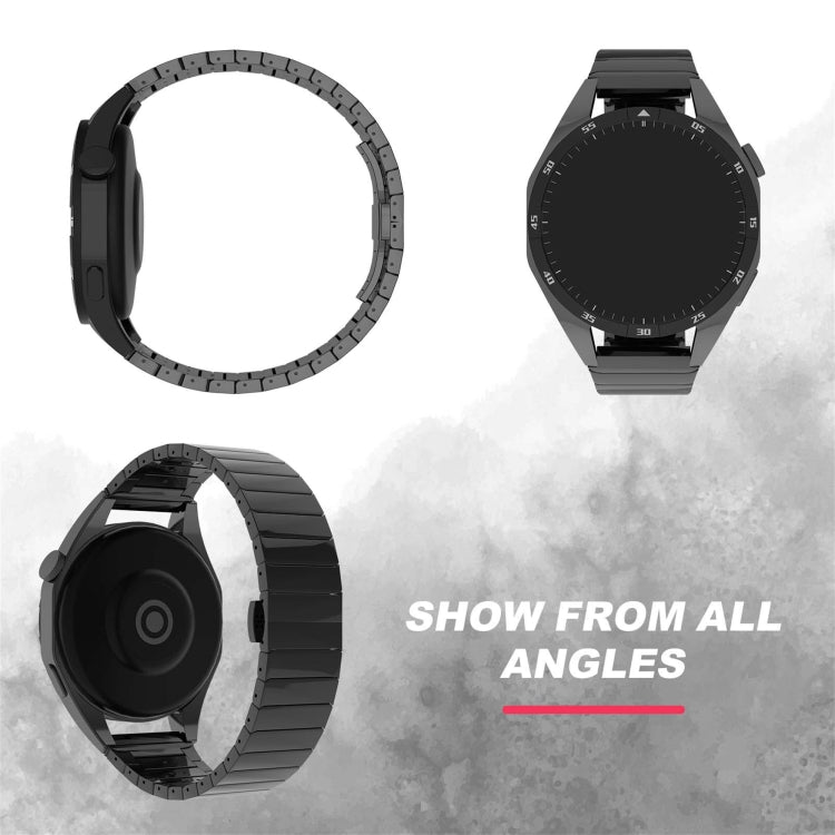 For Amazfit Watch GTR 47mm 22mm One-Bead Paint Butterfly Buckle Alloy Watch Band