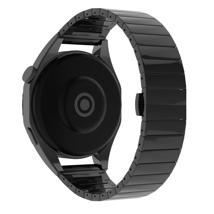 For Garmin Forerunner 265 Music 22mm One Bead Paint Butterfly Buckle Alloy Watch Band