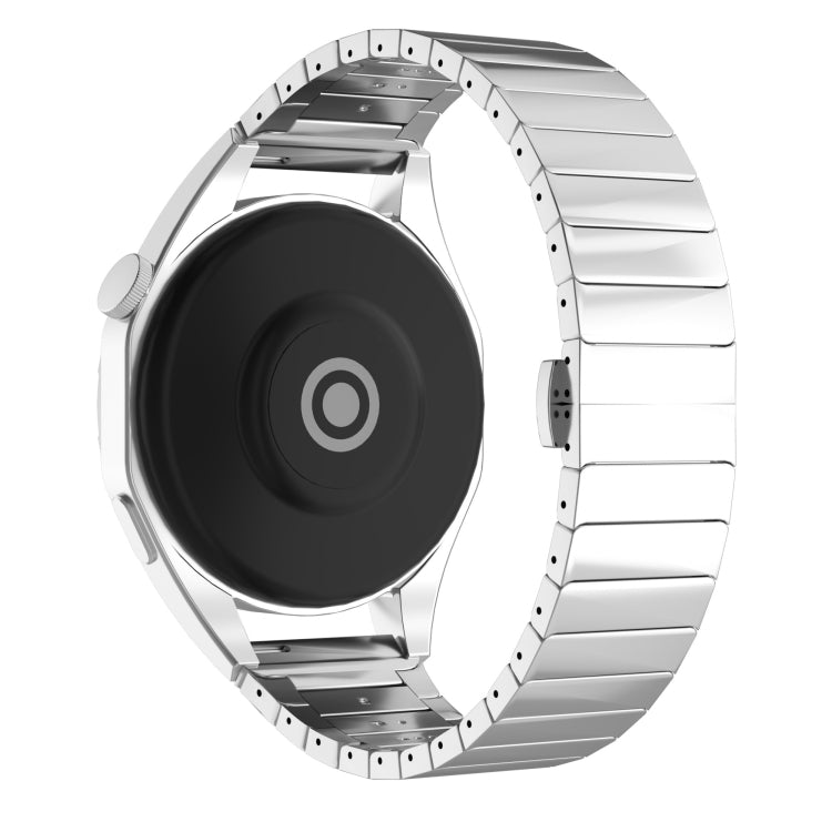 For Ticwatch Pro 2020 22mm One Bead Paint Butterfly Buckle Alloy Watch Band