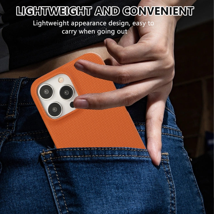 For iPhone 12 Pro Stitching Cloth PU Shockproof Phone Case