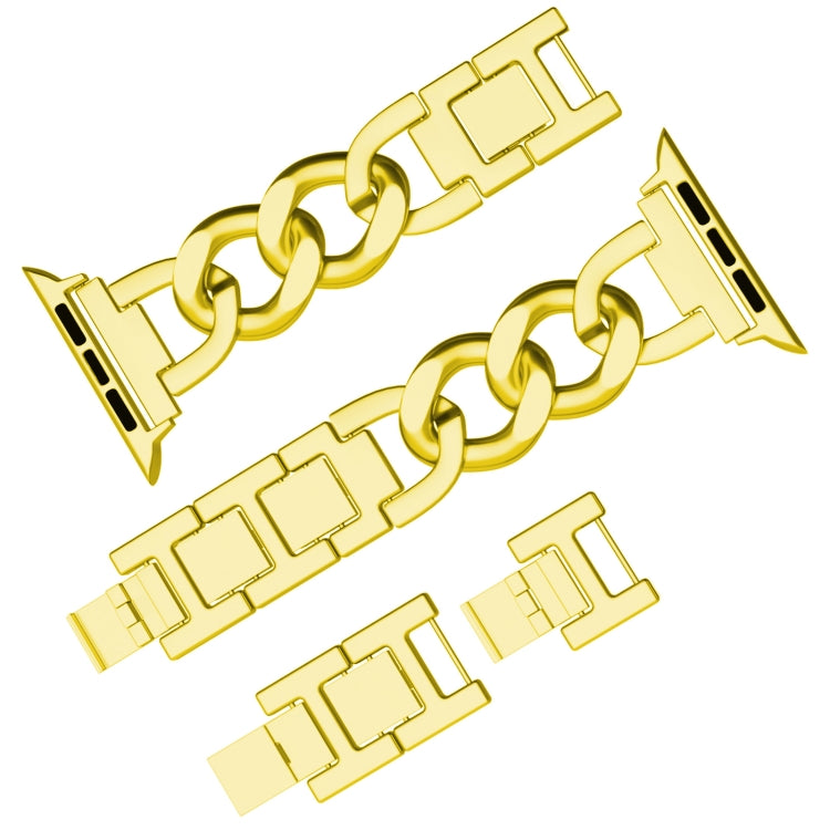 For Apple Watch Ultra 2 49mm Quick-Release Metal Chain Watch Band