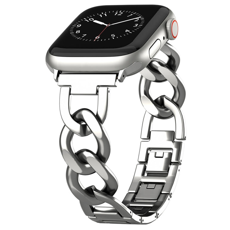 For Apple Watch Ultra 2 49mm Quick-Release Metal Chain Watch Band